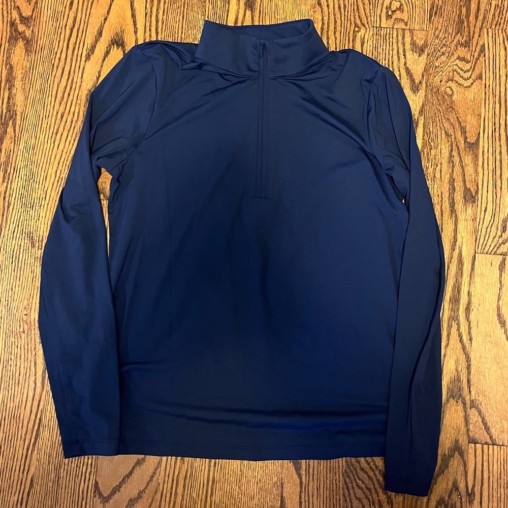 J. McLaughlin Activewear Zip Top Long Sleeve Track Shirt
